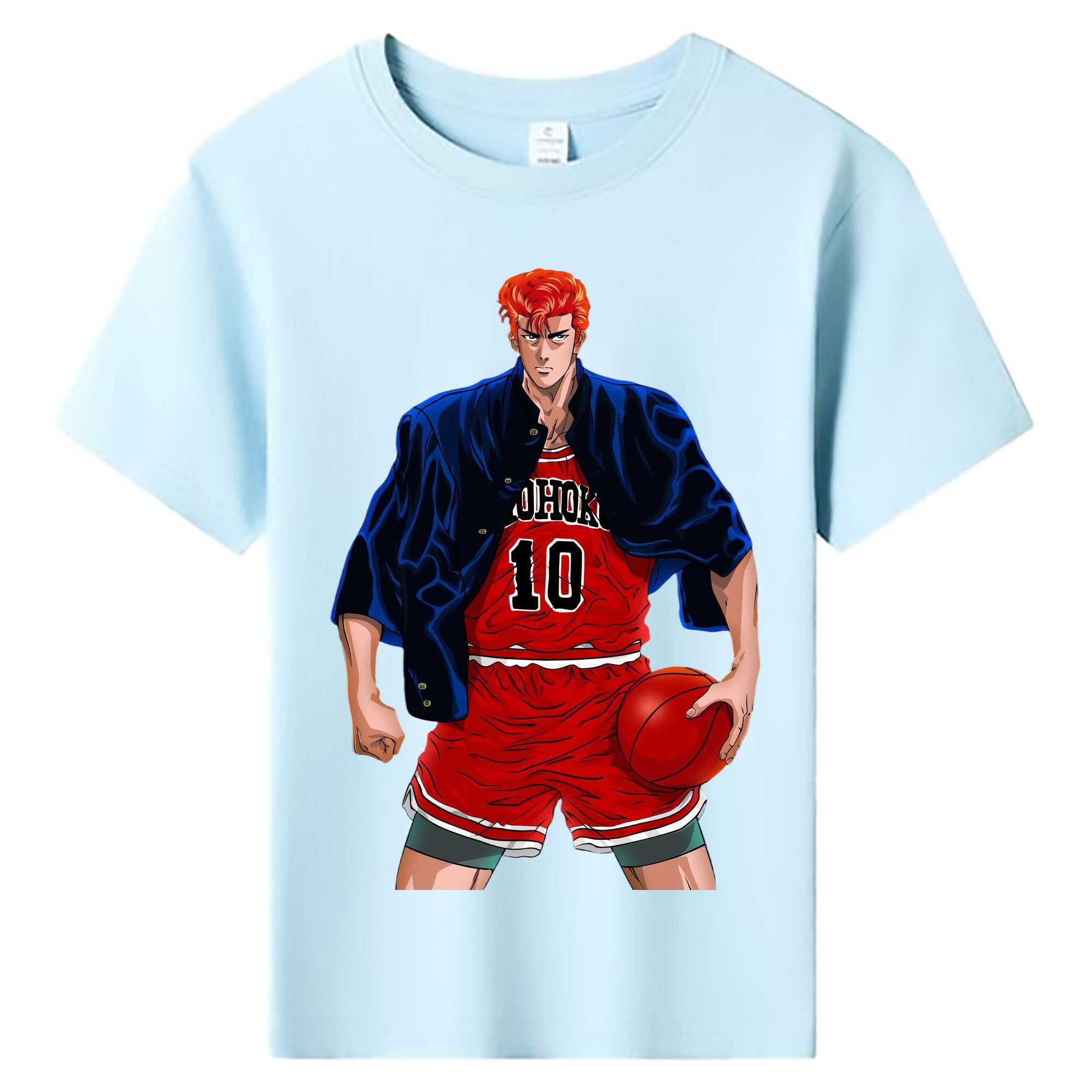 （画像用） SLAM DUNK／スラムダンク 綿100％キッズTシャツ（フロントプリント）